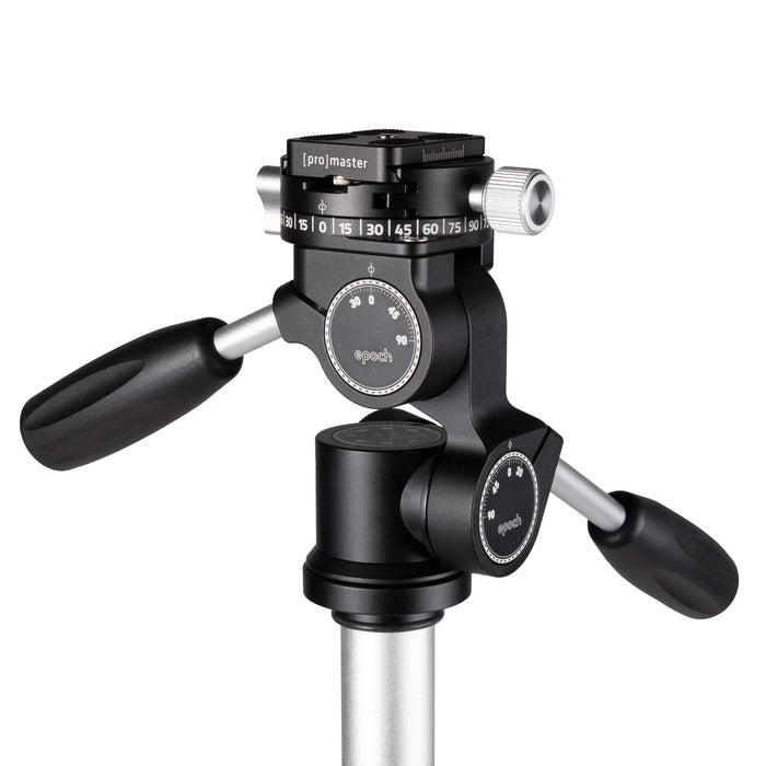 ProMaster Epoch 328/4W Tripod Kit - Silver/Black