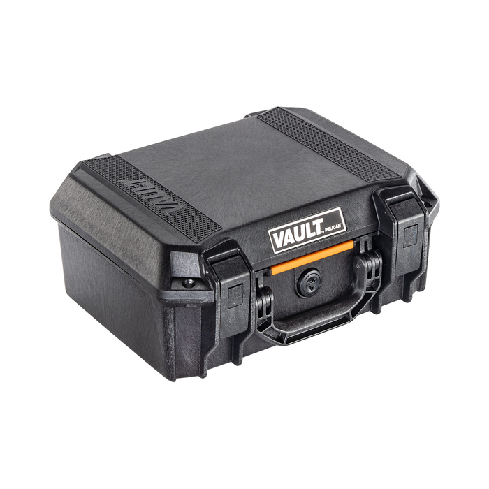 Pelican V200C Vault Equipment Case with Padded Dividers & Lid Foam - Black