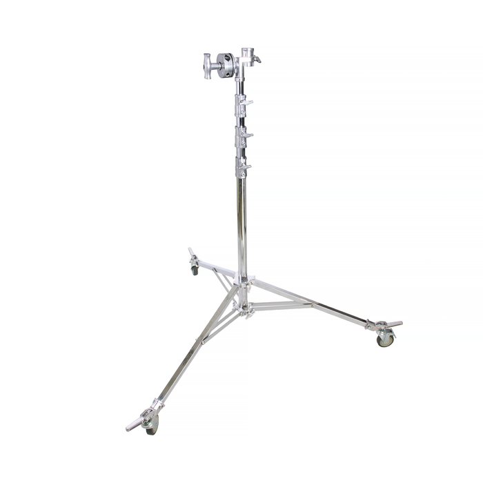 Kupo Medium Overhead Roller Stand 14' - Chrome