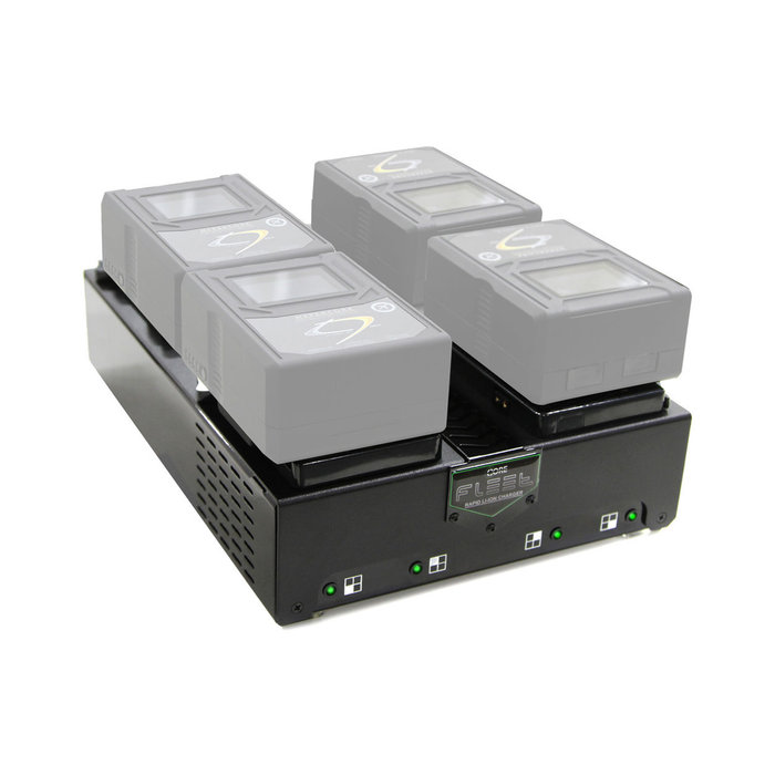 Core SWX Fleet Quad Series Four-Position Gold Mount Charger