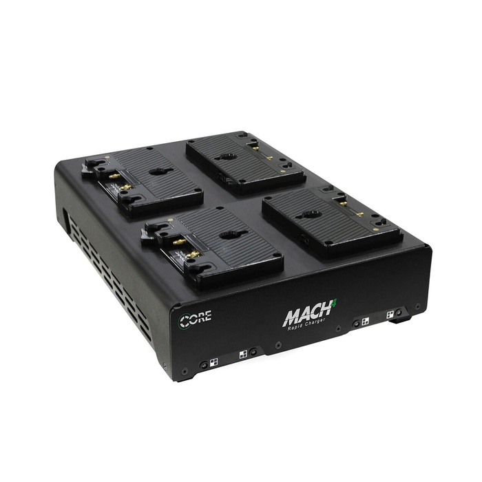 Core SWX Mach4 Quad Series Four-Position Gold Mount Charger with 4A Rapid Charge