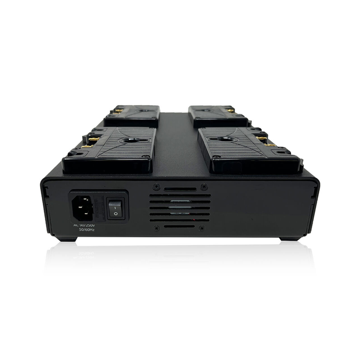 Core SWX Mach4 Quad Series Four-Position Gold Mount Charger with 4A Rapid Charge