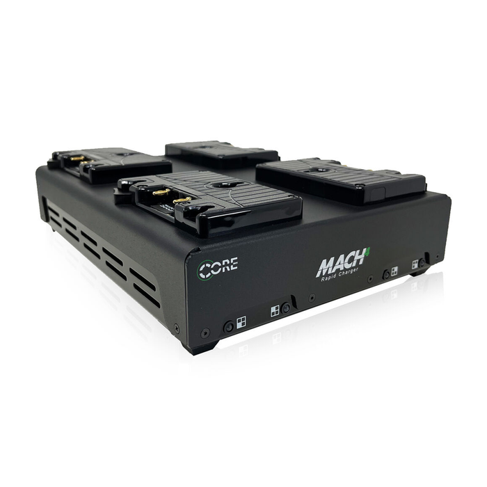 Core SWX Mach4 Quad Series Four-Position Gold Mount Charger with 4A Rapid Charge