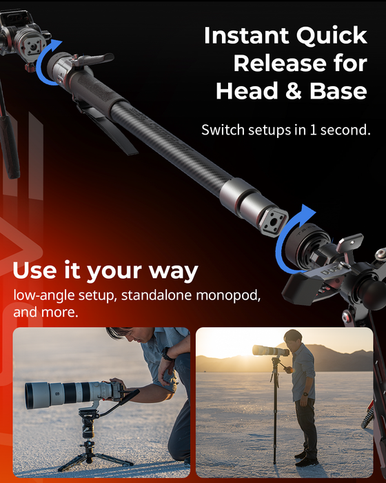 SmallRig × Potato Jet TRIBEX PRO Monopod (Video Version) 6286