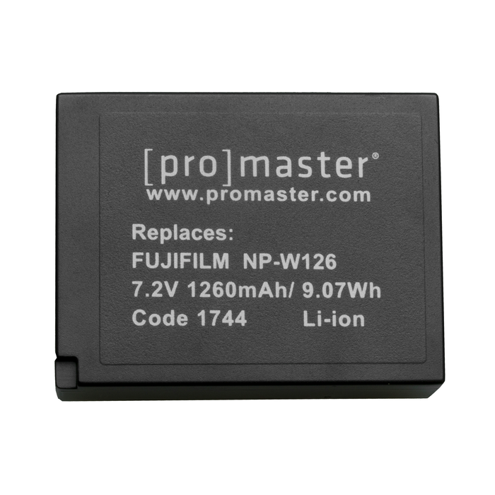 ProMaster Li-ion Battery for Fuji NP-W126S