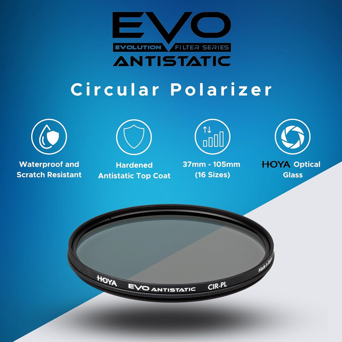 Hoya 72mm EVO Antistatic Circular Polarizer Filter