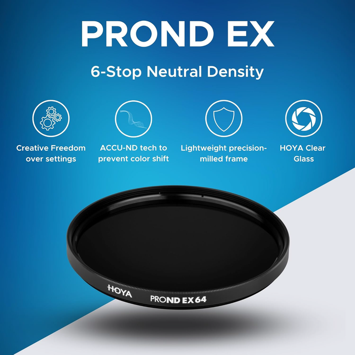 Hoya 77mm ProND EX 64 Neutral Density 1.8 6-Stop Filter