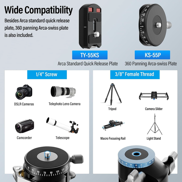 Sirui KS-40 Quick Release Ball Head