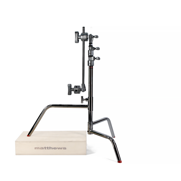 Matthews 20" C-Stand with Sliding Leg, Grip Head & Arm Chrome