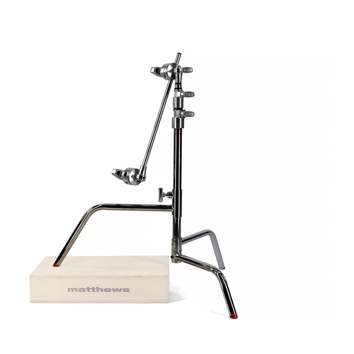Matthews 20" C-Stand with Sliding Leg, Grip Head & Arm Chrome