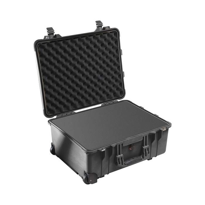 Pelican 1560 Protector Case with Pick-N-Pluck Foam & Lid Foam - Black