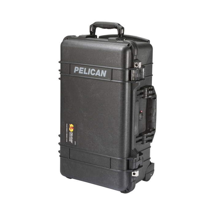 Pelican 1510 Protector Carry-On Case with Padded Dividers & Lid Foam - Black