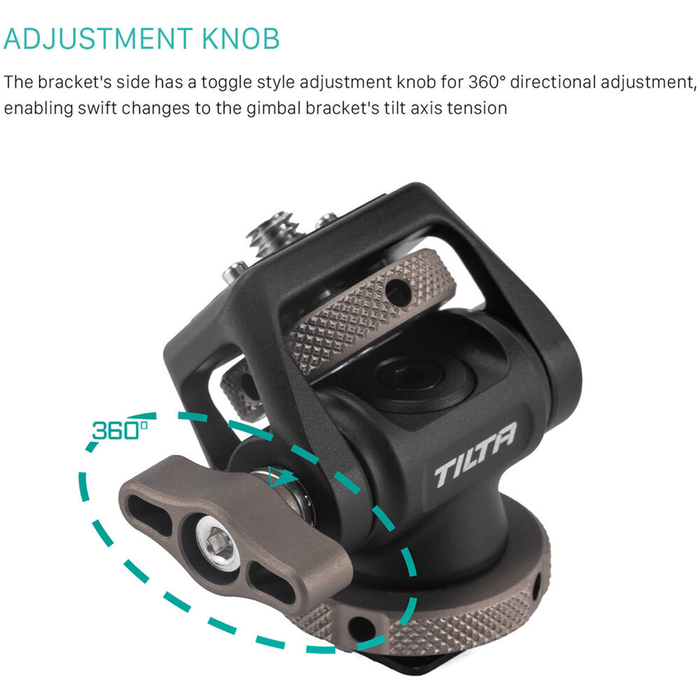 Tilta Accessory Mounting Bracket, 1/4"-20 to NATO