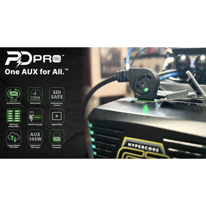 Core SWX USB-C PD Pro to 2-Pin LEMO-Type Power Connector Cable, 24"