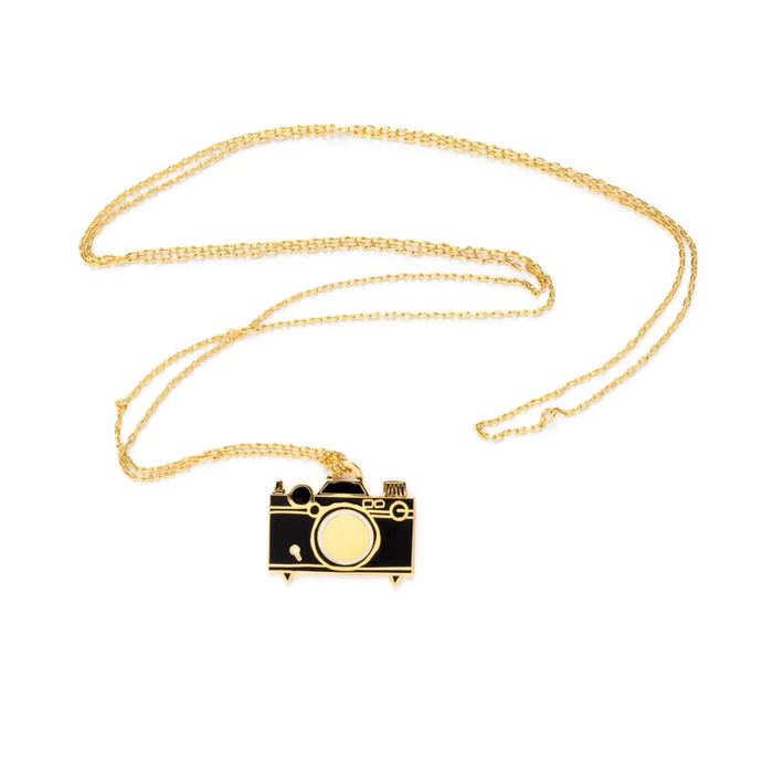 Camera Pendant Necklace