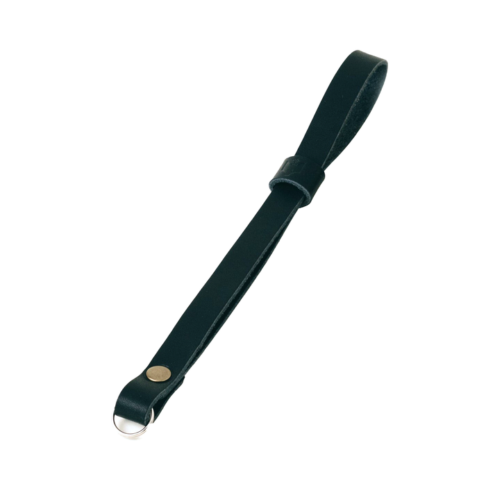 Clever Supply Skinny Wrist Strap with Split Ring - Black