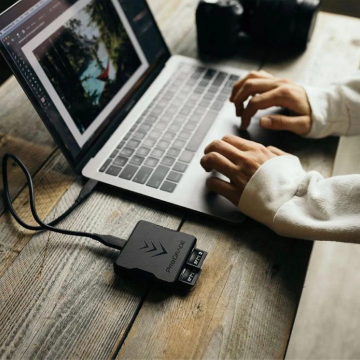 Prograde Digital Dual-Slot UHS-II SDXC USB 3.1 Gen 2 Type-C Card Reader