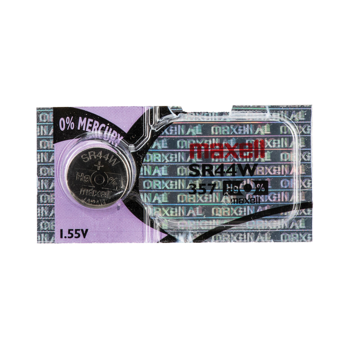 Maxell SR44W Silver Oxide Battery