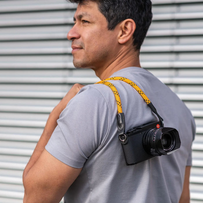 Cooph Rope Camera Strap with Split Ring, 45.3" (115cm) - Duotone Honey