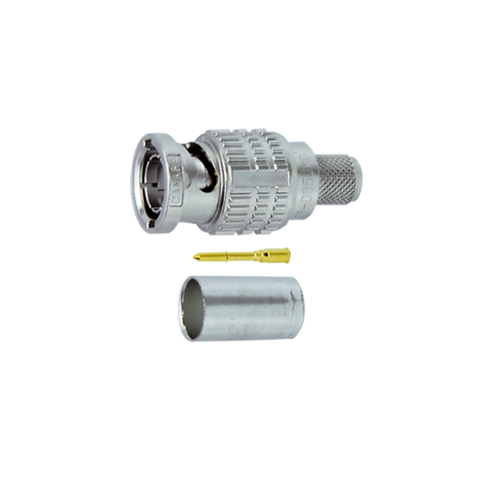 Canare BCP-D55UHD 75-Ohm BNC Male Crimp Connector for L-5.5CUHD Cable
