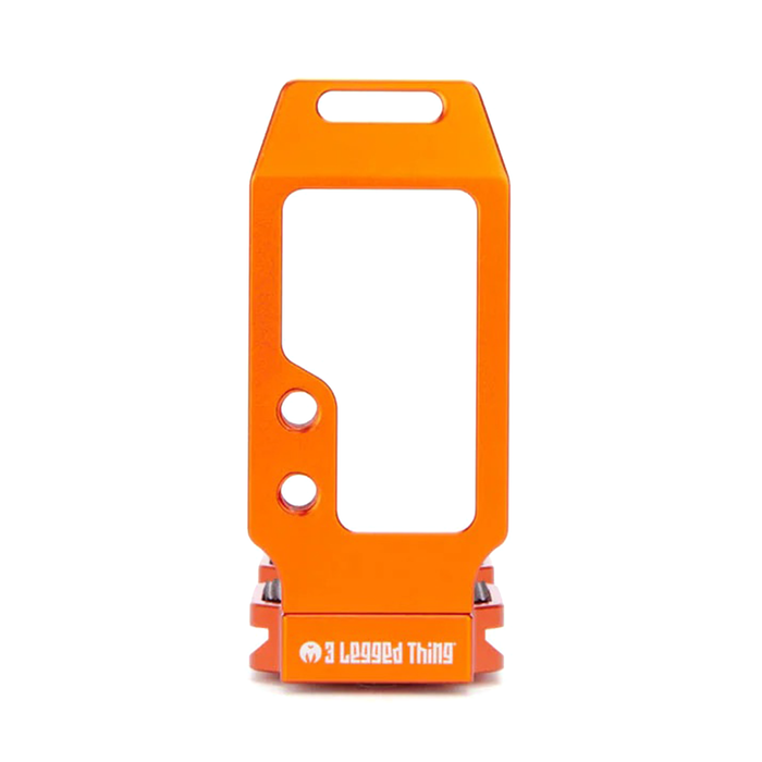 3 Legged Thing QR11 2.0 Arca Swiss-Compatible Universal Standard L-Bracket - Copper Orange