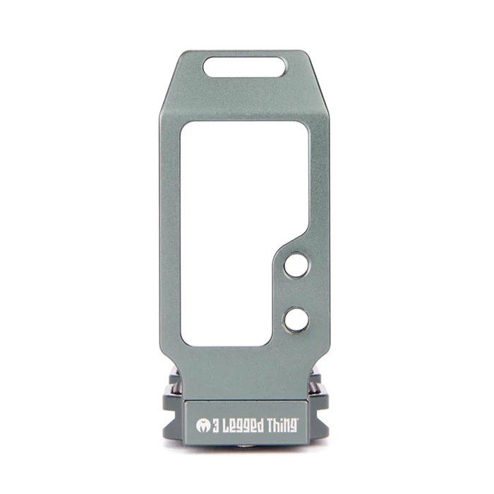 3 Legged Thing QR11 2.0 Arca Swiss-Compatible Universal Standard L-Bracket - Metallic Slate Gray
