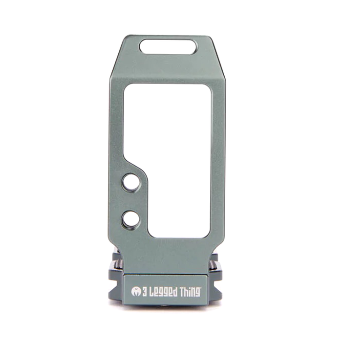 3 Legged Thing QR11 2.0 Arca Swiss-Compatible Universal Standard L-Bracket - Metallic Slate Gray