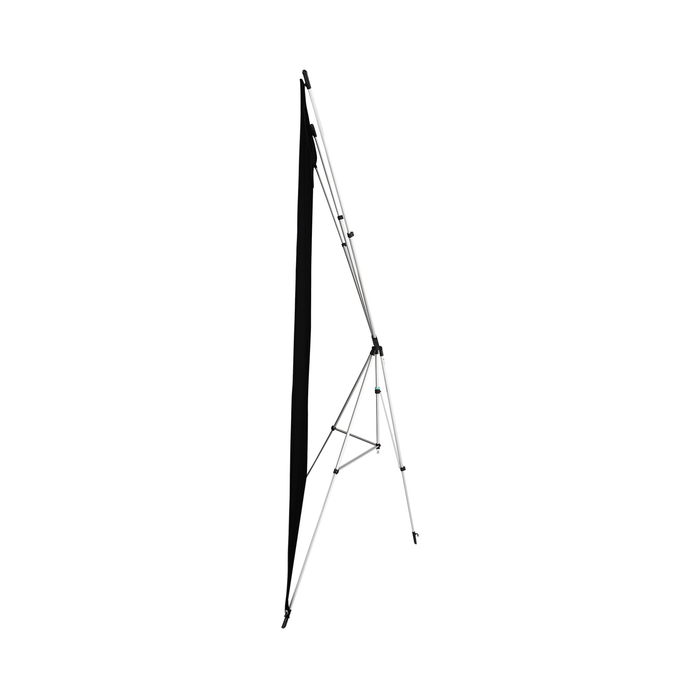 Westcott X-Drop Wrinkle-Resistant Backdrop Kit, 5' x 7' - Rich Black