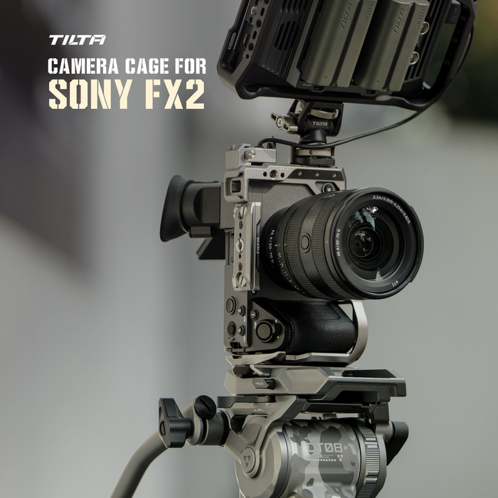 Tilta Full Camera Cage for Sony FX2 - Titanium Gray