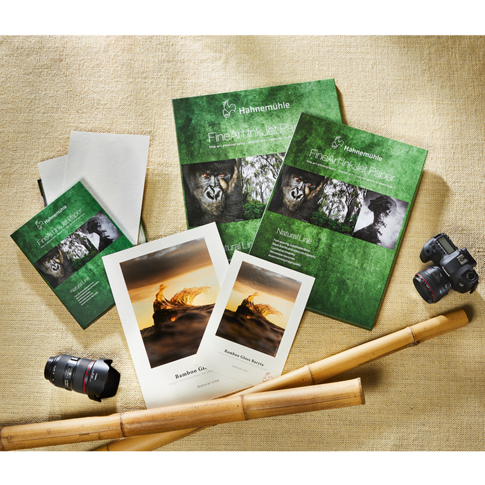 Hahnemühle Bamboo Natural Line Gloss Baryta FineArt Inkjet Paper, 305, 17" x 22" - 25 Sheets