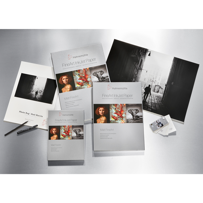 Hahnemühle Photo Rag Matt Baryta FineArt Inkjet Paper, 308, 13" x 19" - 25 Sheets