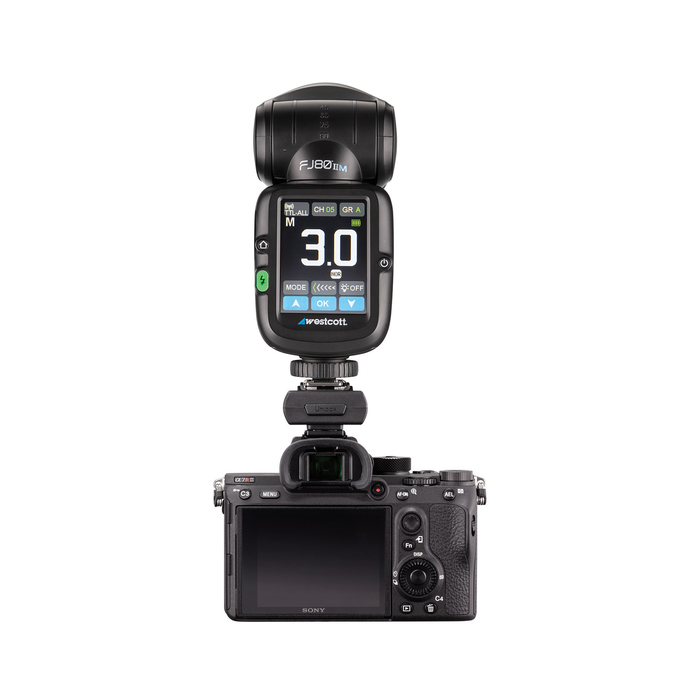 Westcott FJ80 II M Universal Touchscreen 80Ws Speedlight with Multi-Brand Camera Mount