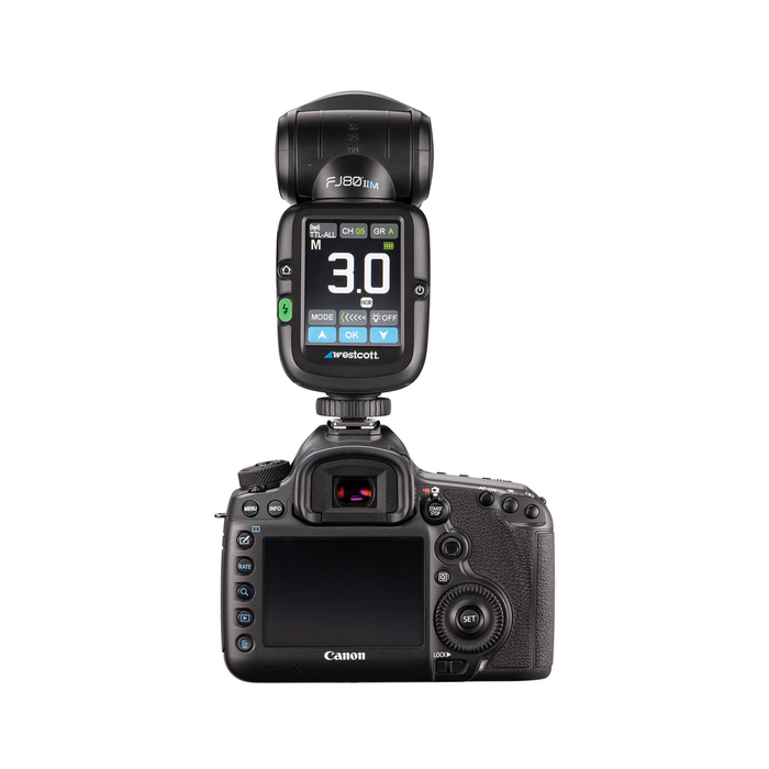 Westcott FJ80 II M Universal Touchscreen 80Ws Speedlight with Multi-Brand Camera Mount