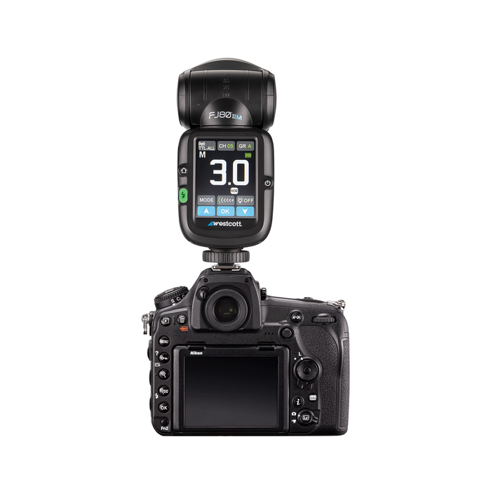 Westcott FJ80 II M Universal Touchscreen 80Ws Speedlight with Multi-Brand Camera Mount