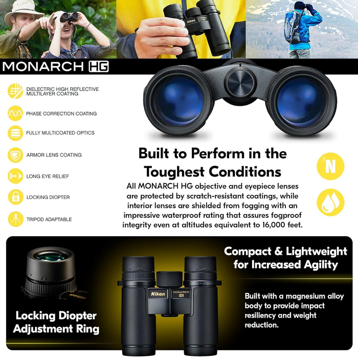 Nikon MONARCH HG 10x30 Binoculars