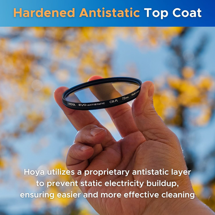 Hoya 72mm EVO Antistatic Circular Polarizer Filter