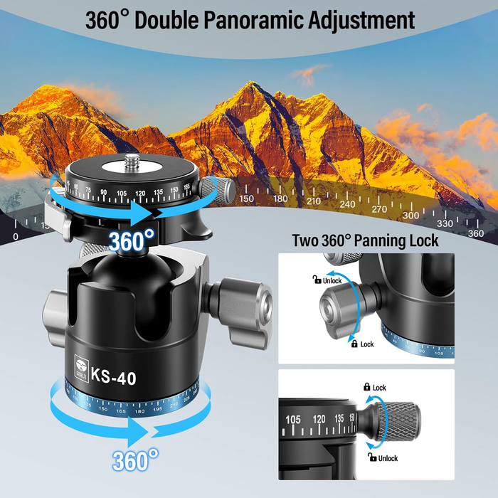 Sirui KS-40 Quick Release Ball Head
