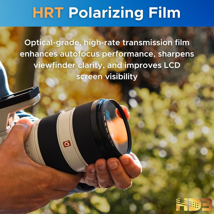Hoya 52mm HD3 Circular HRT Polarizer Filter