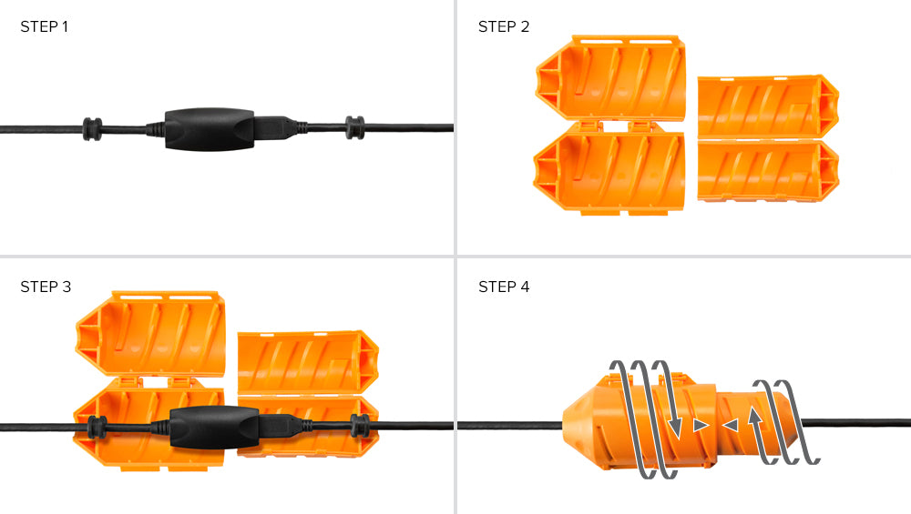 Tether Tools TetherGuard Extension Lock - High-Visibility Orange