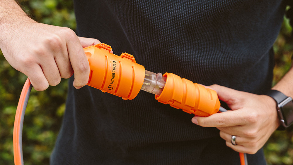 Tether Tools TetherGuard Extension Lock - High-Visibility Orange