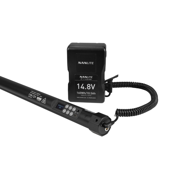 Nanlite PavoTube II 30XR RGBWW LED Pixel Tube with Built-In CRMX, 2-Light Kit - 4ft
