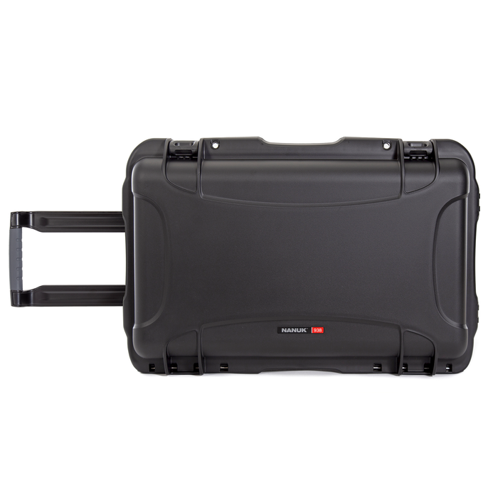 Nanuk 938 Wheeled Pro Photo Kit Protective Case with Padded Dividers & Lid Organizer - Black