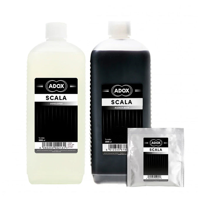 Adox Scala Reversal Kit for Black & White Reversal Processing (Makes 2 Liters of Working Solution)