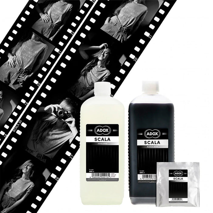 Adox Scala Reversal Kit for Black & White Reversal Processing (Makes 2 Liters of Working Solution)