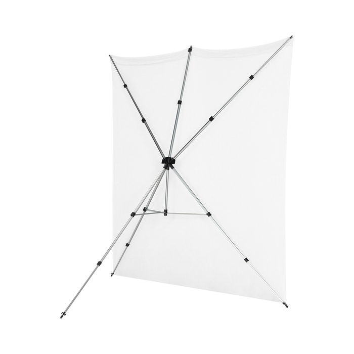 Westcott X-Drop Pro 3-Pack Wrinkle-Resistant Backdrop Kit, 8' x 8'