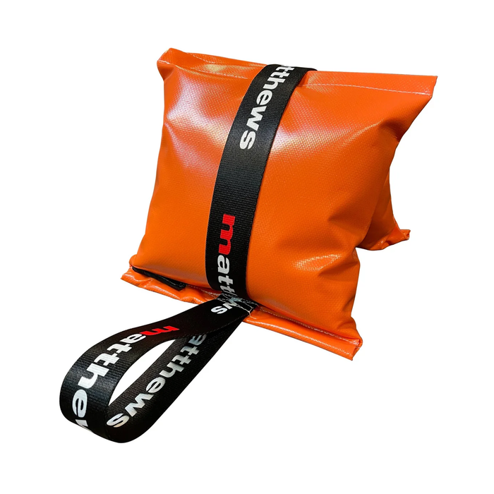Matthews Water Repellent Sandbag, 5 lb - Orange