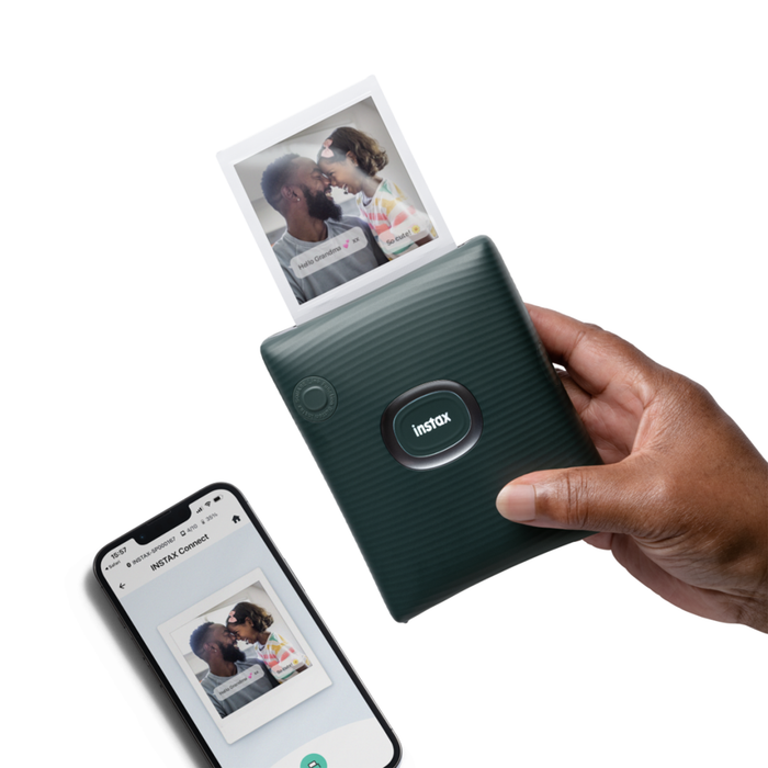 Fujifilm Instax Square Link Smartphone Printer - Midnight Green