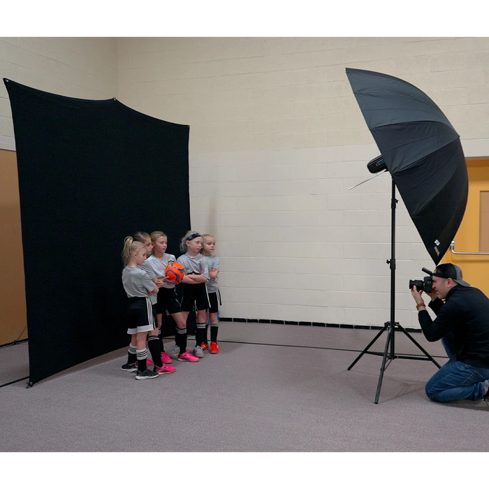 Westcott X-Drop Pro 3-Pack Wrinkle-Resistant Backdrop Kit, 8' x 8'
