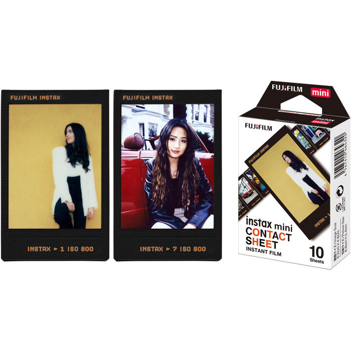 Fujifilm Instax Mini Instant Film, Contact Sheet Frame - 10 Exposures