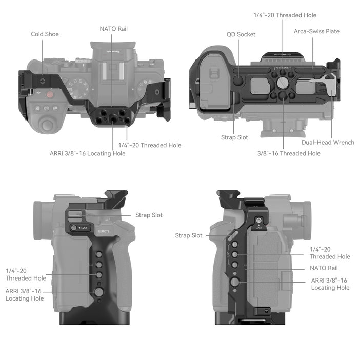 SmallRig Cage for LUMIX G9 II / S5 II / S5 IIX 4022